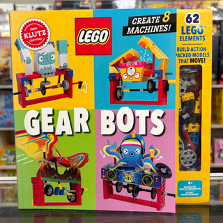 Klutz LEGO® Gear Bots Science/STEM Activity Kit Book for 8-12 years
