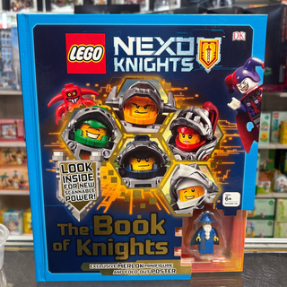 NEXO KNIGHTS: The Book of Knights (includes Merlok Minifigure + fold out poster, nex059), b16nex11 - LEGO® Books