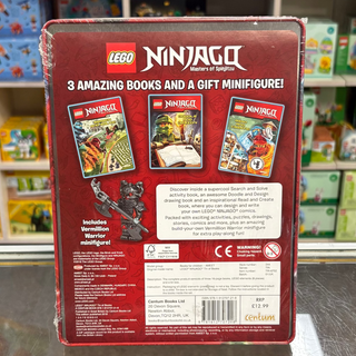 Masters of Spinjitzu (Includes Vermillion Warrior Minifigure), TIN-6702 - LEGO® NINJAGO Book