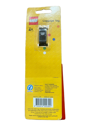 Bag/Luggage Tag, Plastic, LEGO® Plate 2 x 3 Red, L039 Gear LEGO®