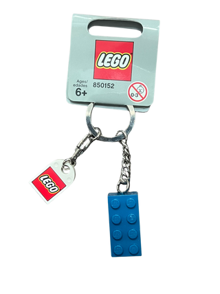Vintage LEGO® 2x4 Brick Keychain Gear LEGO® New Blue