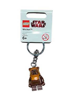 LEGO® Star Wars Wicket Ewok Minifigure Keychain, 852838 Gear LEGO®