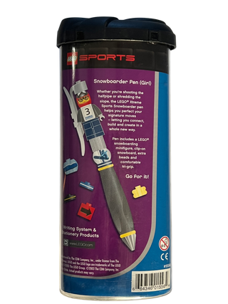 2003 LEGO® Sports Snowboard Girl Minifigure Pen Set P1556 Gear LEGO®