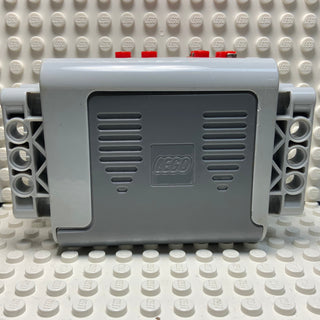 Electric 9V Battery Box 4x11x7 with Red Switch, Power Functions, Part# 54950c01 Part LEGO® With Dark Bluish Gray Box Covers  