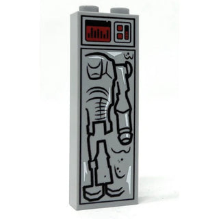 Super Battle Droid in Carbonite (1x2x5 Brick) Custom minifigure B3 Customs   