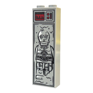 Protocol Droid in Carbonite (1x2x5 Brick)