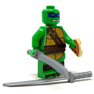 Leo Blue Fighter Turtle - Custom Minifig made using LEGO parts Custom minifigure B3 Customs