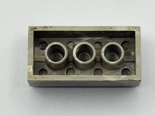 Light Gray & White Marbled, 1970's Grangemouth Test 2x4 LEGO® Brick Part LEGO®
