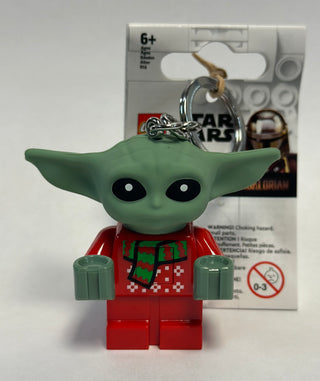 LEGO® Grogu/The Child/Baby Yoda Christmas Sweater - Keychain LED Light 3” Keychain LEGO®   