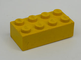 Solid Color 1960's Grangemouth Test 2x4 LEGO® Brick Part LEGO® Yellow