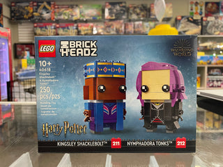 Kingsley Shacklebolt & Nymphadora Tonks Brickheadz, 40618 LEGO® Set Building Kit LEGO®