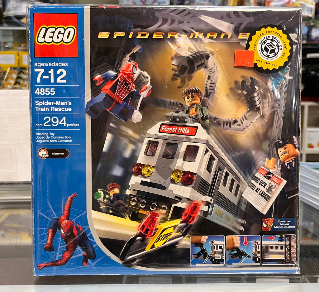 Lego spiderman train discount rescue