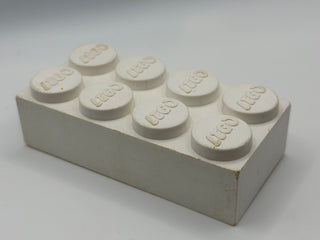 1960's LEGO® Samsonite 2x4 Jumbo Brick Part LEGO® White