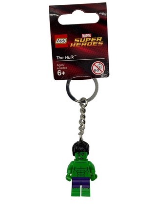 Hulk Minifigure Key Chain 850814 LEGO® Marvel Super Heroes Gear LEGO®