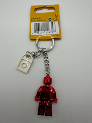 VIP Chrome Red Minifigure Key Chain 5005205 with LEGO® Logo Tile Keychain LEGO®
