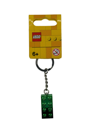 Chrome Green LEGO® 2x4 Brick Key Chain 854083 Gear LEGO®