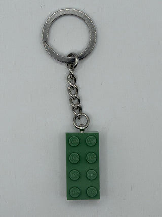 Sand Green LEGO® 2x4 Brick Key Chain 854159 Gear LEGO®