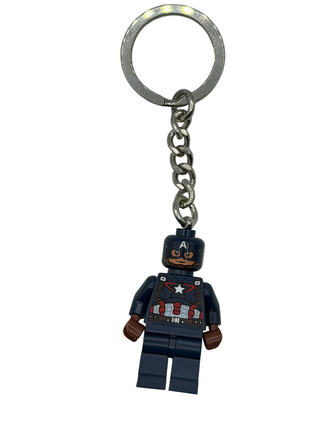 Captain America Minifigure Key Chain 853593 LEGO® Marvel Super Heroes Gear LEGO® Like New No Tag