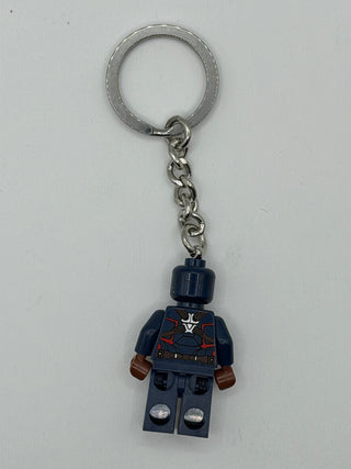 Captain America Minifigure Key Chain 853593 LEGO® Marvel Super Heroes Gear LEGO®