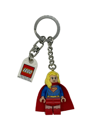 Supergirl Minifigure Keychain 853455 LEGO® DC Super Heroes Gear LEGO® Like New - No Tag