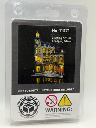 Shopping Street 11371 Custom Lighting Kit for LEGO® Set Light up kit United Brick Co®