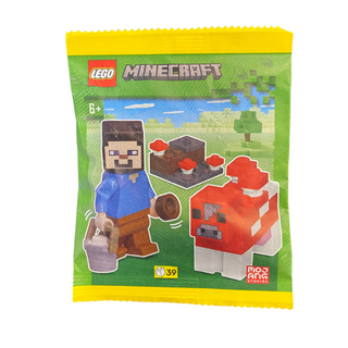 Steve with Mooshroom paper bag, 662407 Building Kit LEGO®