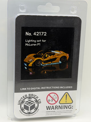 McLaren P1 42172 Custom Lighting Kit for LEGO® Set Light up kit United Brick Co®