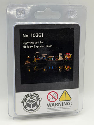 Holiday Express Train 10361 Custom Lighting Kit for LEGO® Set Light up kit United Brick Co®
