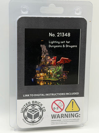 Dungeons & Dragons 21348 Custom Lighting Kit for LEGO® Set Light up kit United Brick Co®