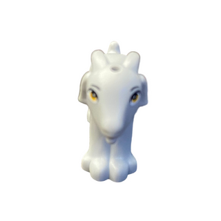 Goat, Bright Light Orange Eyes, Black Eyebrows Dark Bluish Gray Fur Pattern,5243pb01 Minifigure LEGO®