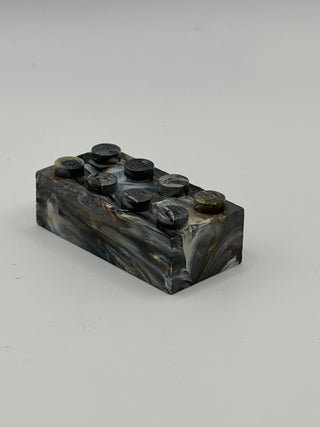 Black, Red, White, Blue & Yellow 1970's Grangemouth Test 2x4 LEGO® Brick Part LEGO®
