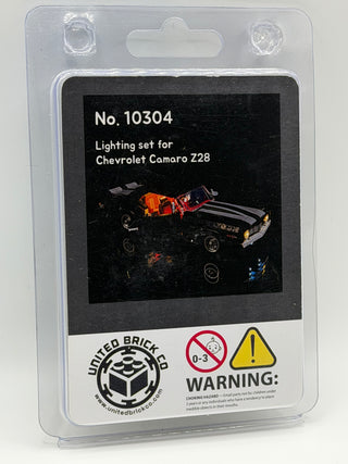 Chevrolet Camaro Z28 10304 Custom Lighting Kit for LEGO® Set Light up kit United Brick Co®