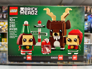 Reindeer, Elf & Elfie, 40353 - LEGO® BrickHeadz Set Building Kit LEGO®