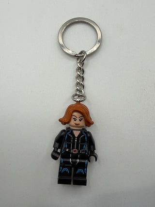 Black Widow Minifigure Key Chain 853592 LEGO® Marvel Super Heroes Gear LEGO® Like New w/o Tag