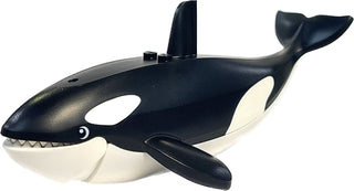 Whale / Orca with Molded White Spots and Printed Eyes Pattern, bb1319pb01c02 LEGO® Animals LEGO®   