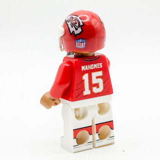 #15 Mahomes Chiefs Football Player Minifig made using LEGO parts - B3 Customs Custom minifigure B3 Customs