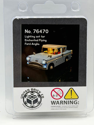 Enchanted Flying Ford Anglia 76470 Custom Lighting Kit for LEGO® Set Light up kit United Brick Co®