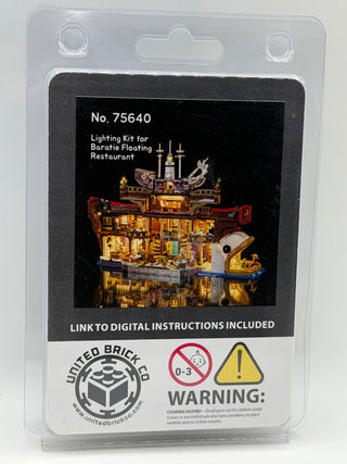 One Piece The Baratie Floating Restaurant 75640 Custom Lighting Kit for LEGO® Set Light up kit United Brick Co®