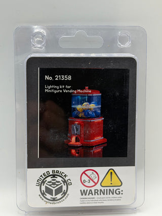 Minifigure Vending Machine 21358 Custom Lighting Kit for LEGO® Set Light up kit United Brick Co®