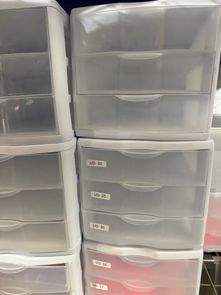 Sterilite 3-Drawer Sorting Storage Container for Building Bricks & Pieces Storage Sterilite Slightly Used