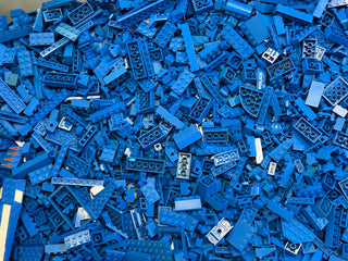 Bulk LEGO® Pieces Sorted by Color Bulk LEGO® Blue 1/2 lbs