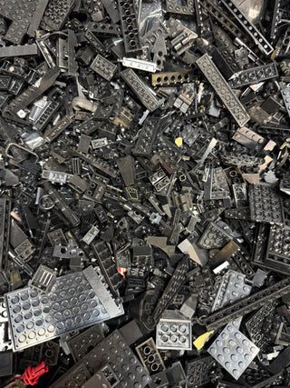 Bulk LEGO® Pieces Sorted by Color Bulk LEGO® Black 1/2 lbs