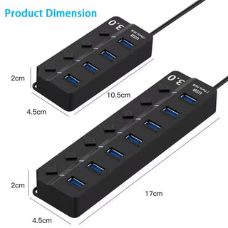 USB Type A 7 Port Hub For Light-Up Parts & MOCs Custom Parts United Brick Co®