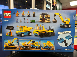 Construction Trucks and Wrecking Ball Crane, 60391 Building Kit LEGO®   