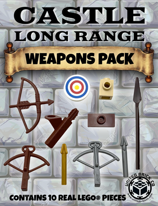 Castle Long Range Weapons Pack Parts Pack United Brick Co®