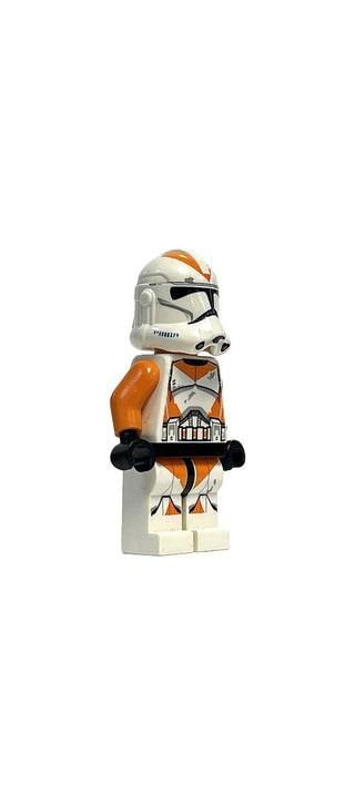 Clone Trooper, 212th Attack Battalion (Phase 2) - Orange Arms, Dirt Stains, Scowl, sw0522 Minifigure LEGO® Used - good (small torso crack)  