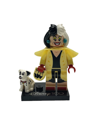 Cruella de Vil & Dalmatian Puppy, Disney 100, coldis100-13 Minifigure LEGO®   