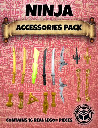 Ninja Accessories Pack Parts Pack United Brick Co®