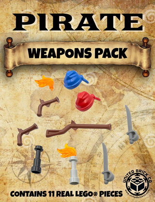 Pirate Weapons Pack Parts Pack United Brick Co®
