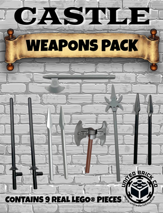 Castle Weapons Pack Parts Pack United Brick Co®